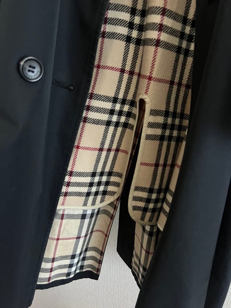 Burberrys バーバリーロンドン 毛100%ライナー付ダブルトレンチ 34