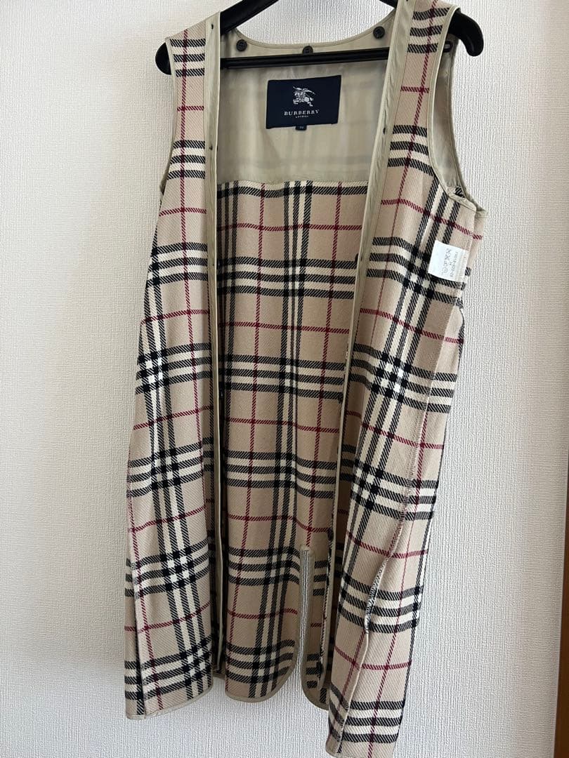 Burberrys バーバリーロンドン 毛100%ライナー付ダブルトレンチ 34