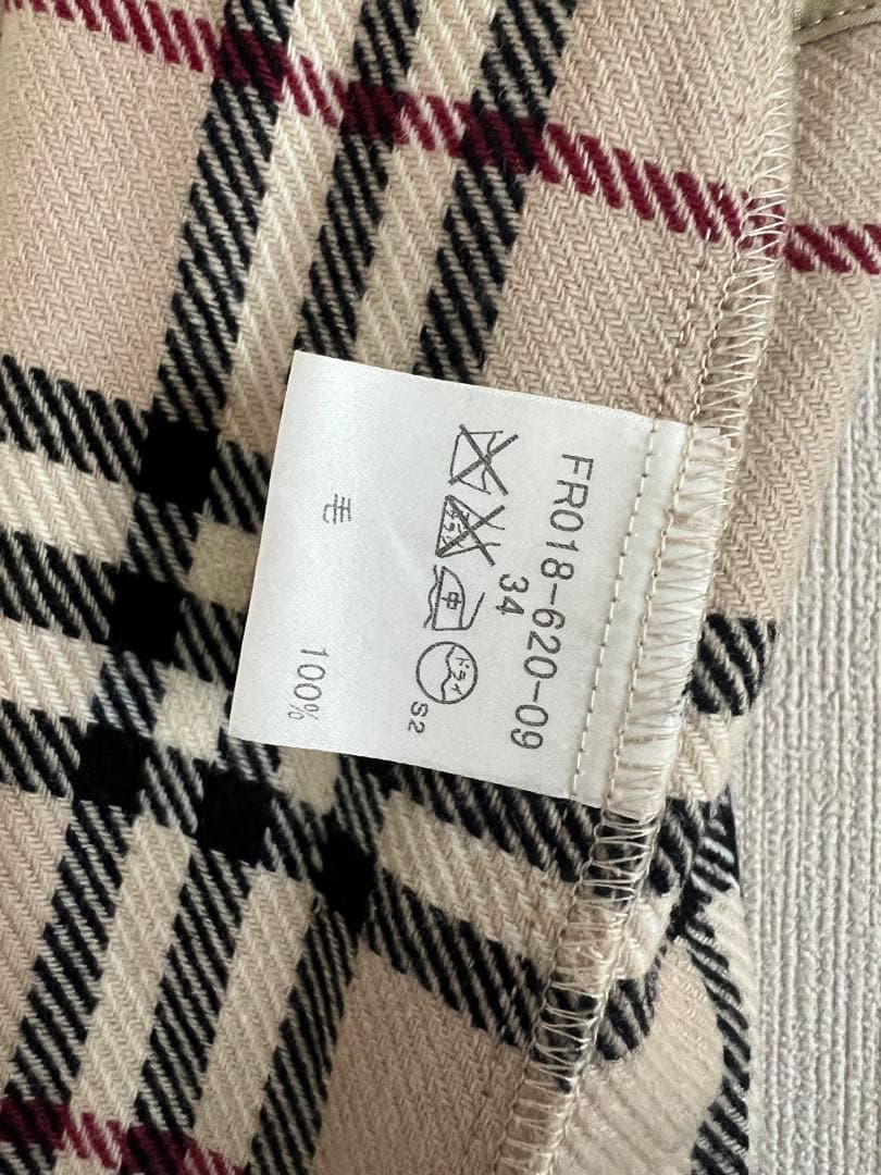 Burberrys バーバリーロンドン 毛100%ライナー付ダブルトレンチ 34