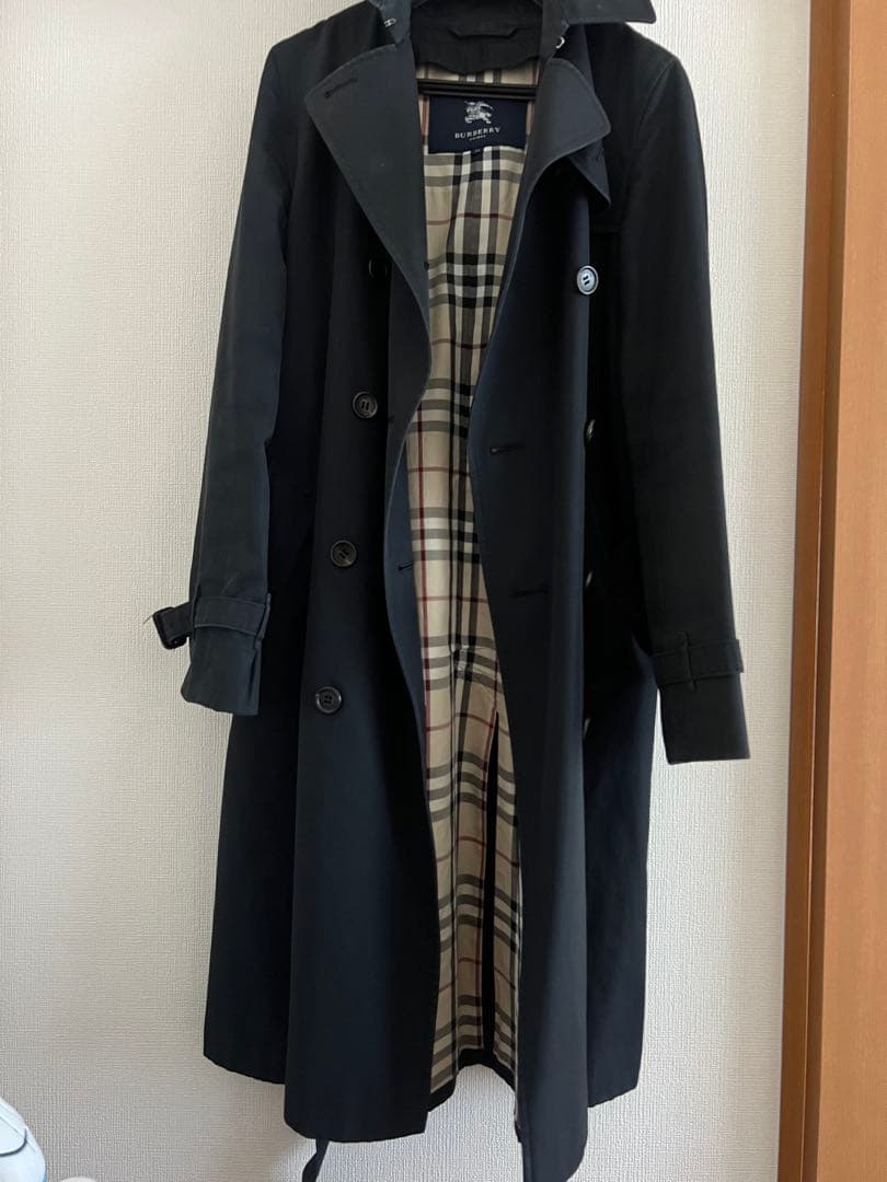 Burberrys バーバリーロンドン 毛100%ライナー付ダブルトレンチ 34