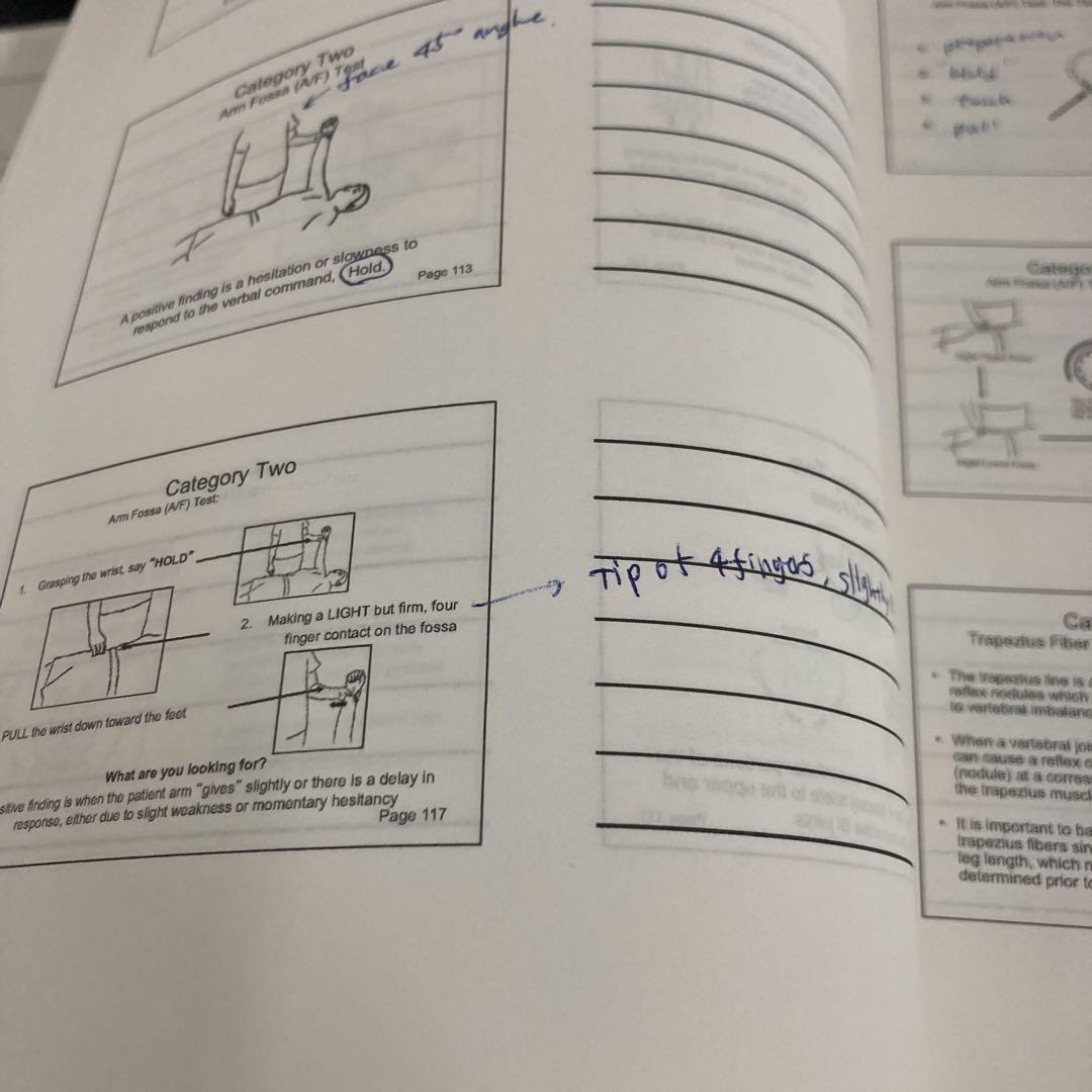 SOT評価と分析のための教育資料！カイロ！整体！頭蓋仙骨療法！英語テキスト