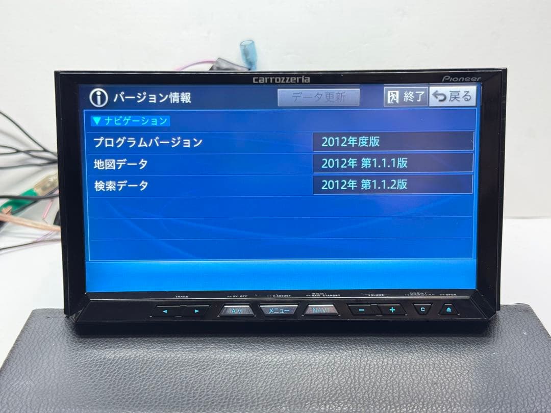 タッチパネル新品 付属品多数 AVIC-ZH99 新品ファン 2012年地図