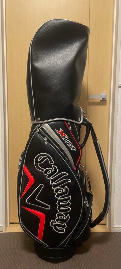 Callaway X Hot キャディバッグ 黒赤