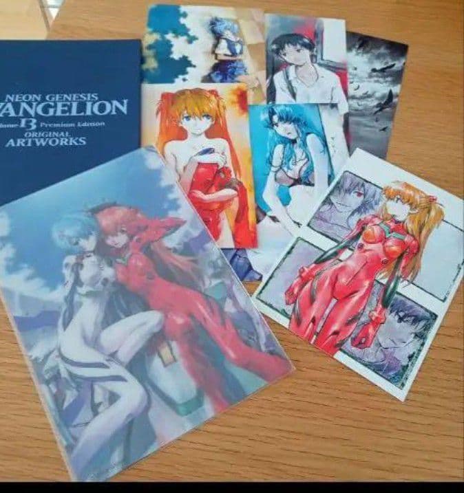 エヴァンゲリオン アートワーク ポストカード　ミサト下着姿　アスカ　10セット
