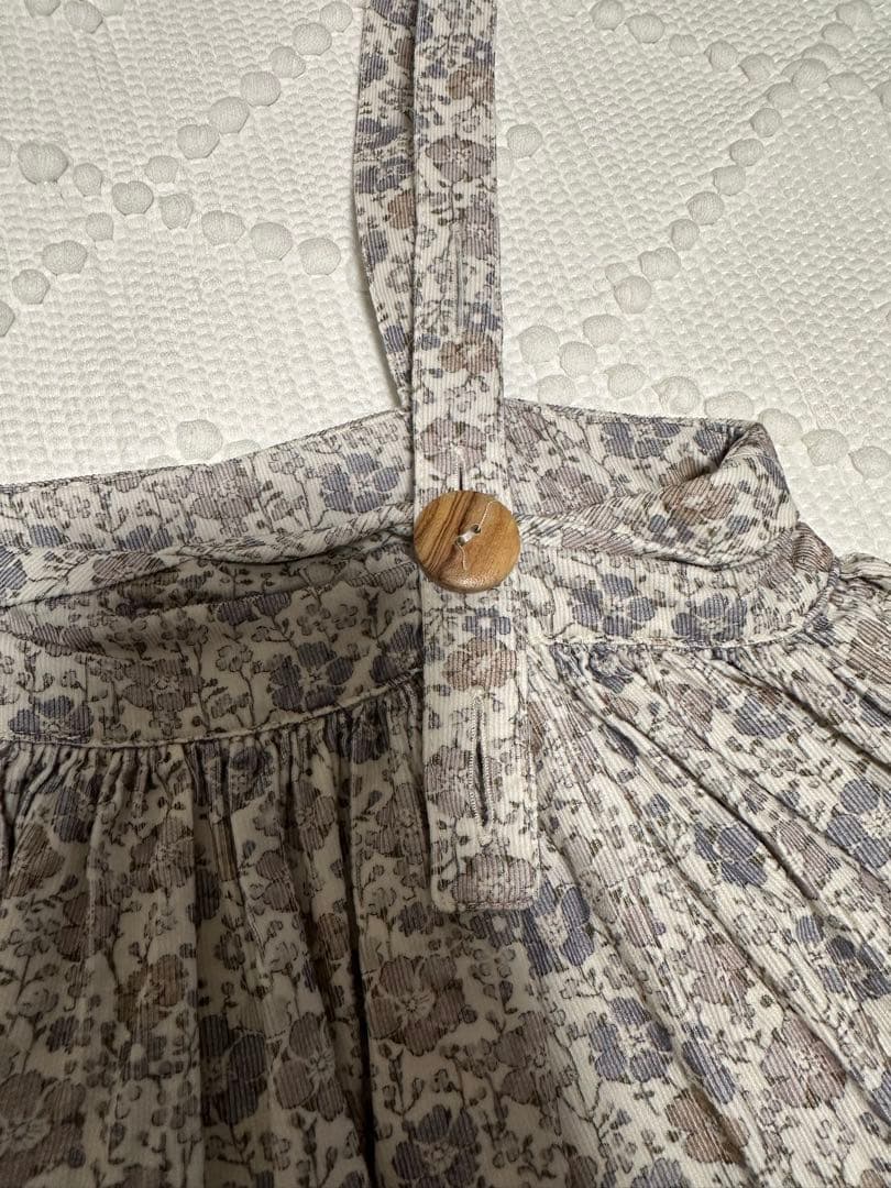 スカート soor ploom Enola Pinafore FloralPrint