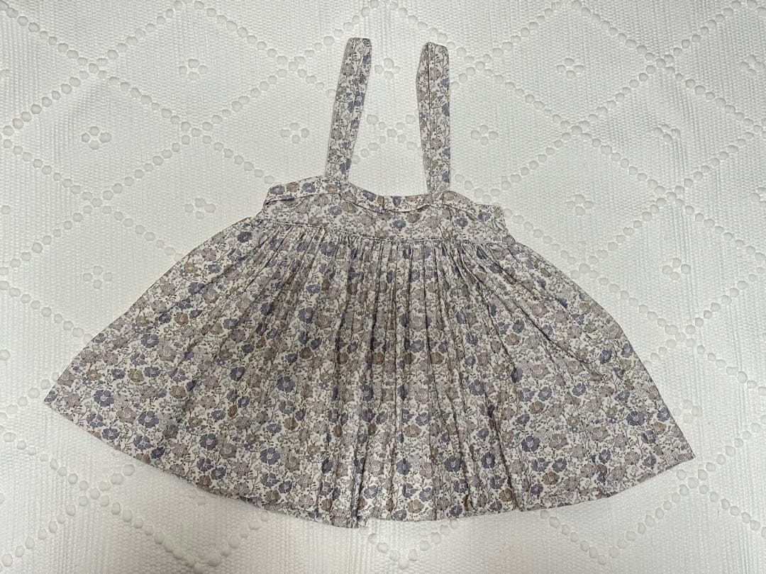 スカート soor ploom Enola Pinafore FloralPrint