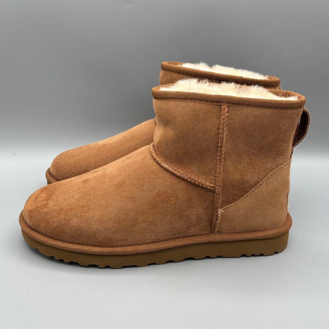 【新品訳あり】UGGクラシックミニⅡムートンブーツ 27cmチェスナット/UG3