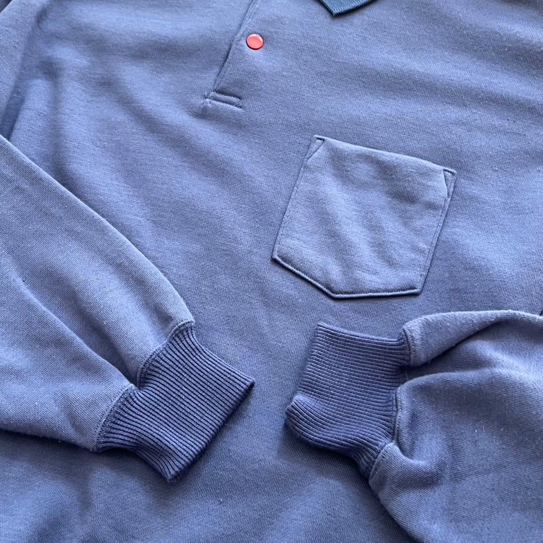 最初期モデル レア オールドモンベル 丸文字ロゴ ポロシャツ M