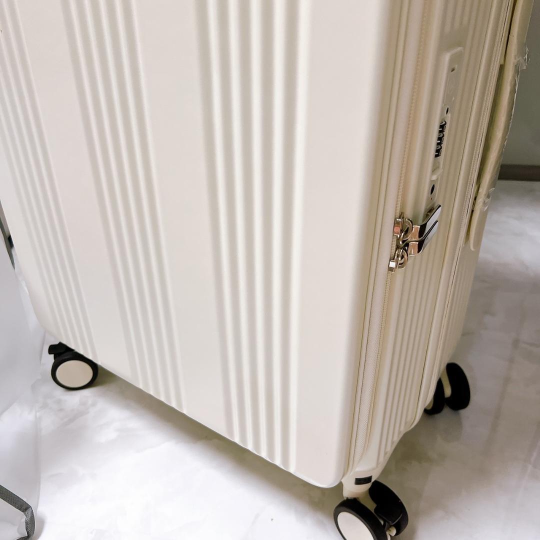 スーツケース 片開き 多機能 キャリーケース 軽量 Mサイズ キャスター 静音