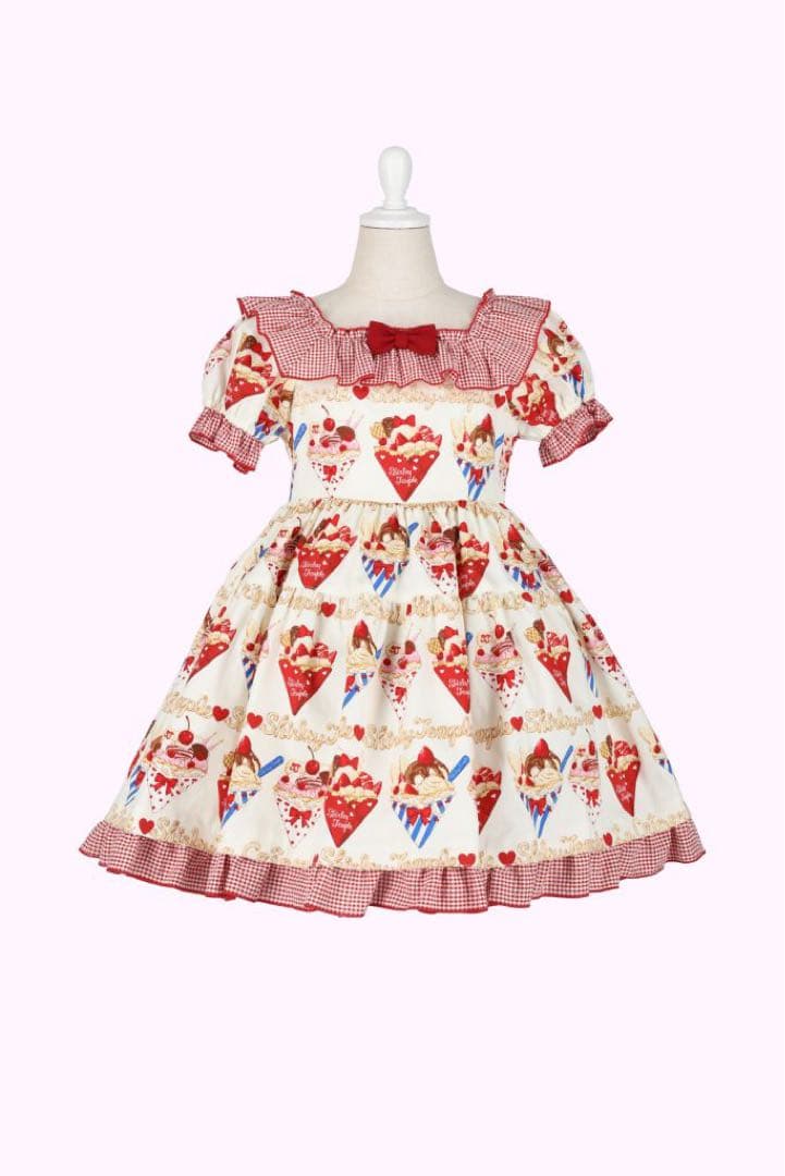 シャーリークレーププリント　ワンピース 110