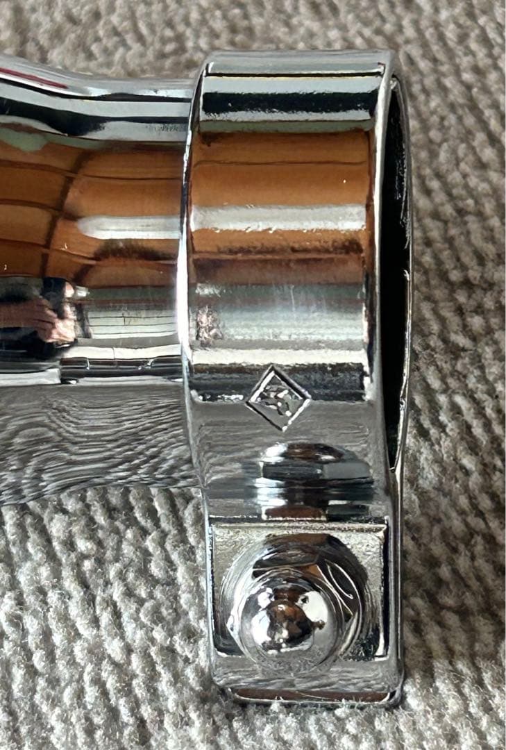 ハーレーダビッドソン　フィッシュテールマフラー テールパイプ クローム