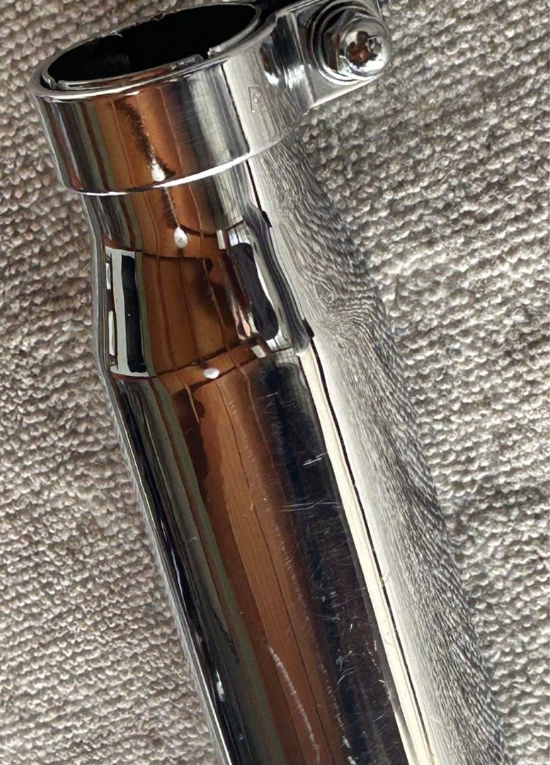 ハーレーダビッドソン　フィッシュテールマフラー テールパイプ クローム