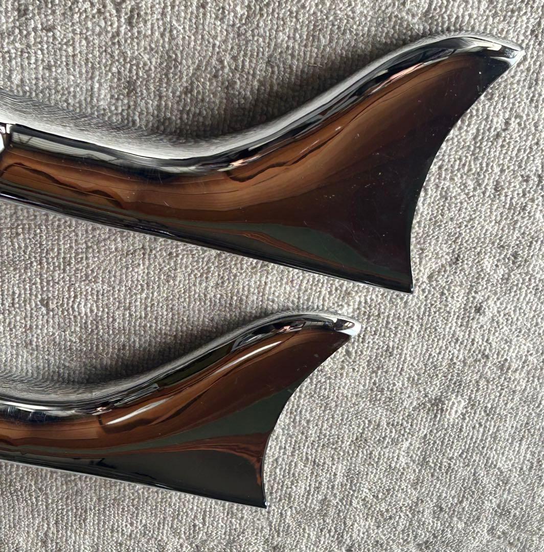 ハーレーダビッドソン　フィッシュテールマフラー テールパイプ クローム