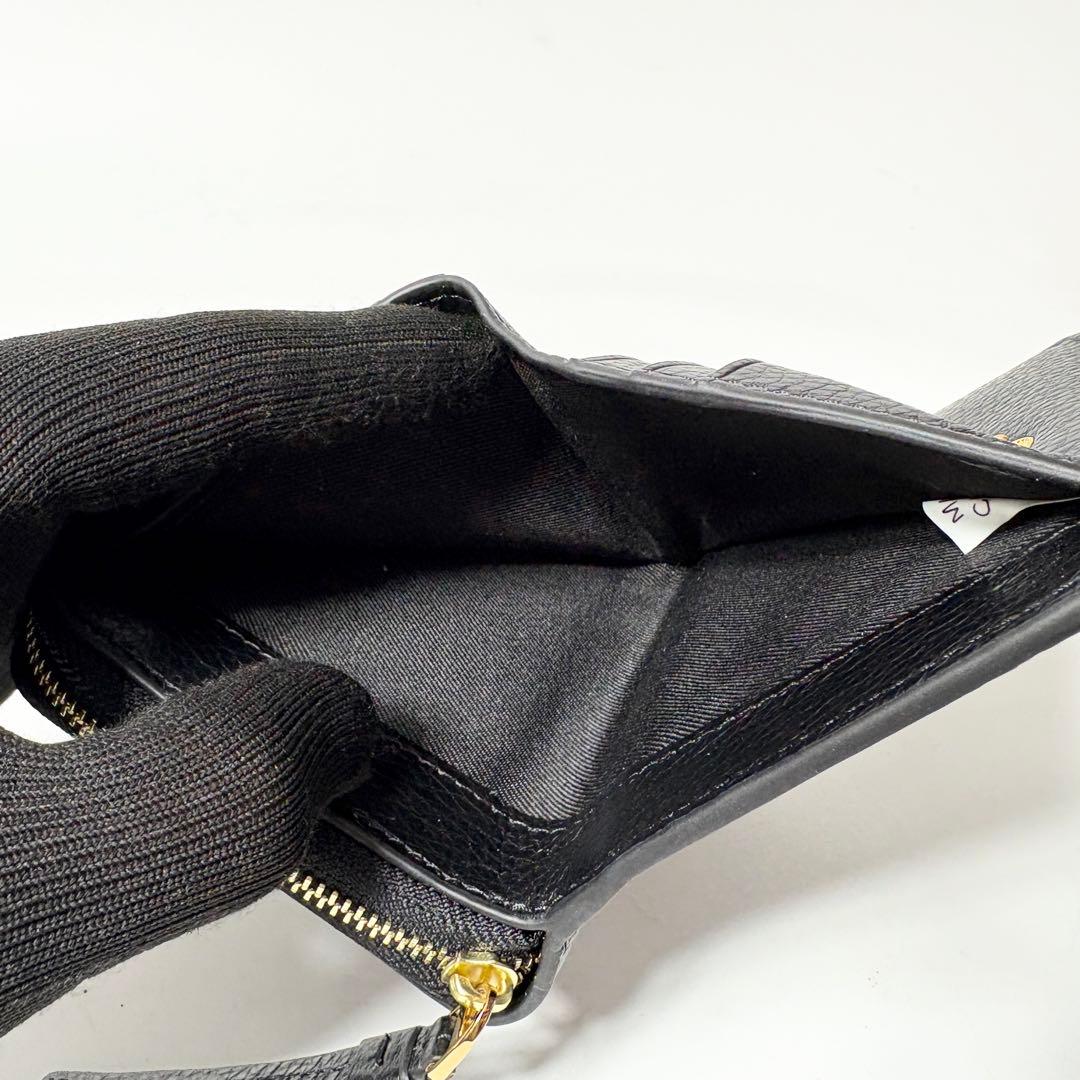 トリーバーチ　マックグロー　二つ折り財布　ブラック　未使用品コンパクトウォレット