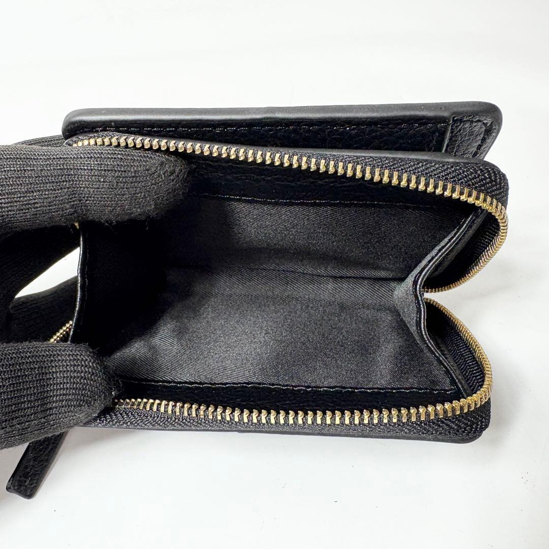 トリーバーチ　マックグロー　二つ折り財布　ブラック　未使用品コンパクトウォレット