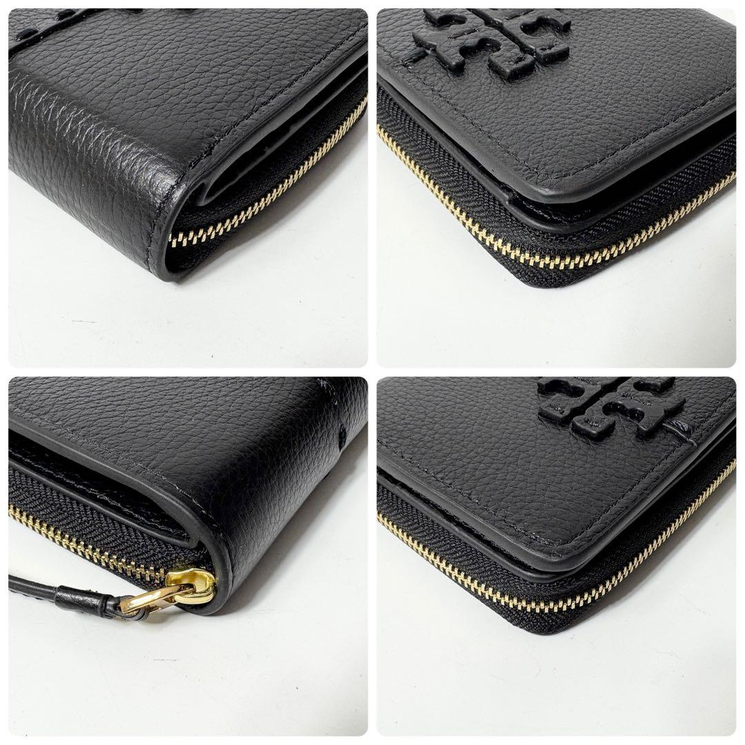 トリーバーチ　マックグロー　二つ折り財布　ブラック　未使用品コンパクトウォレット