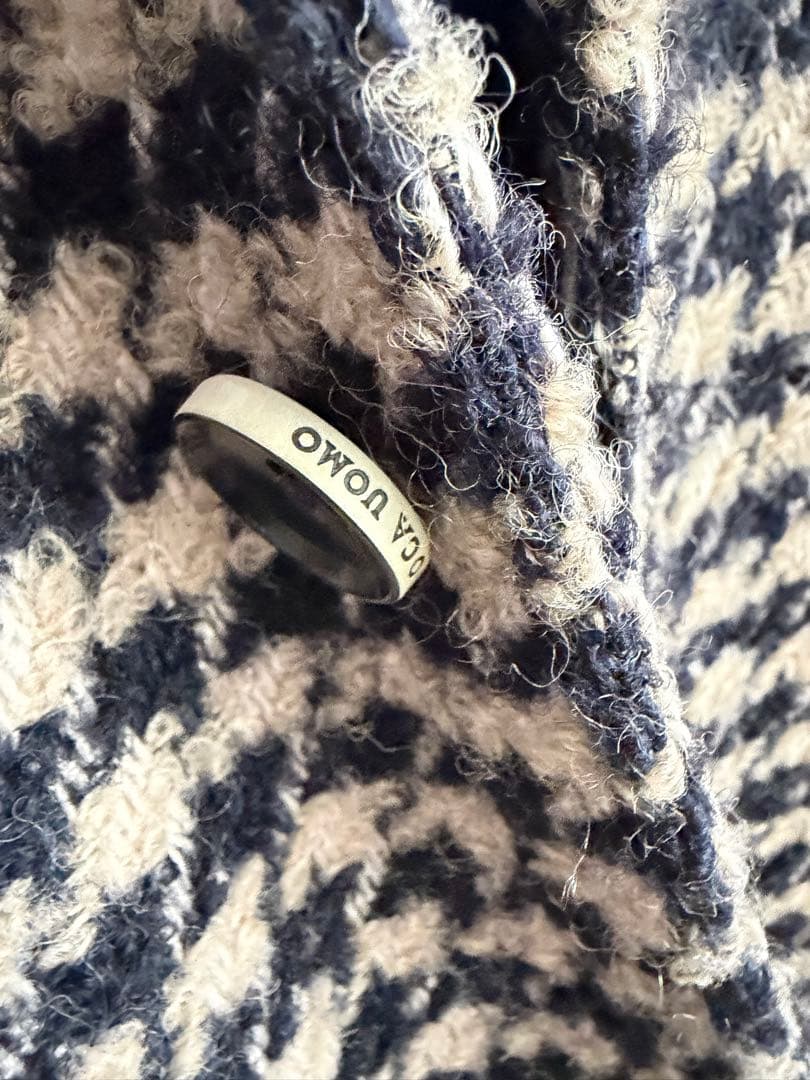 エポカ　チェスターコート クリーニング済　ネイビーとベージュのチェック