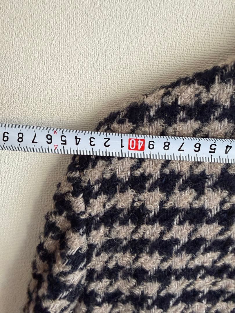 エポカ　チェスターコート クリーニング済　ネイビーとベージュのチェック