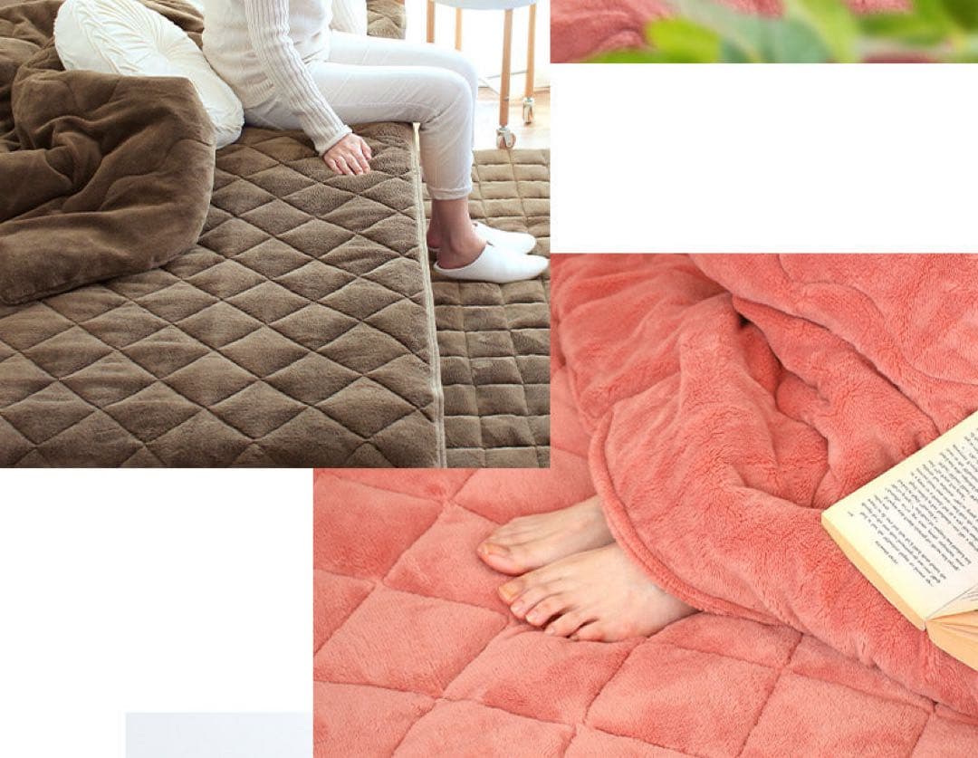 ひな暖 リッチ [発熱＆保温ラグ] シングル　ピンク