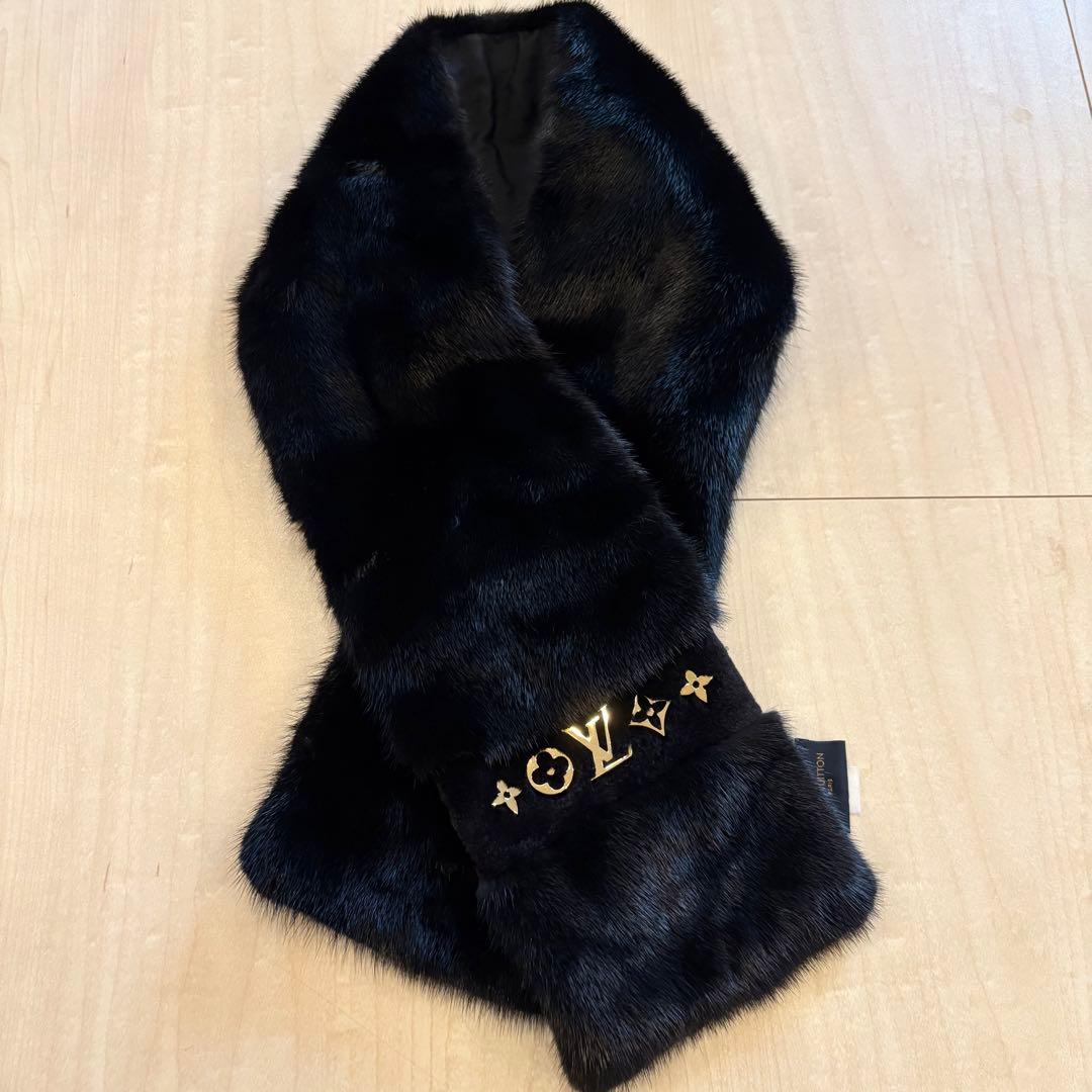 LOUIS VUITTON ミンク マフラー