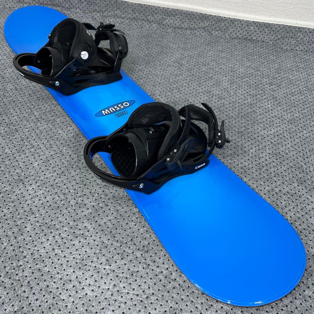数回使用 108cm キッズスノーボード MASSO×バイン×ダイヤルブーツ