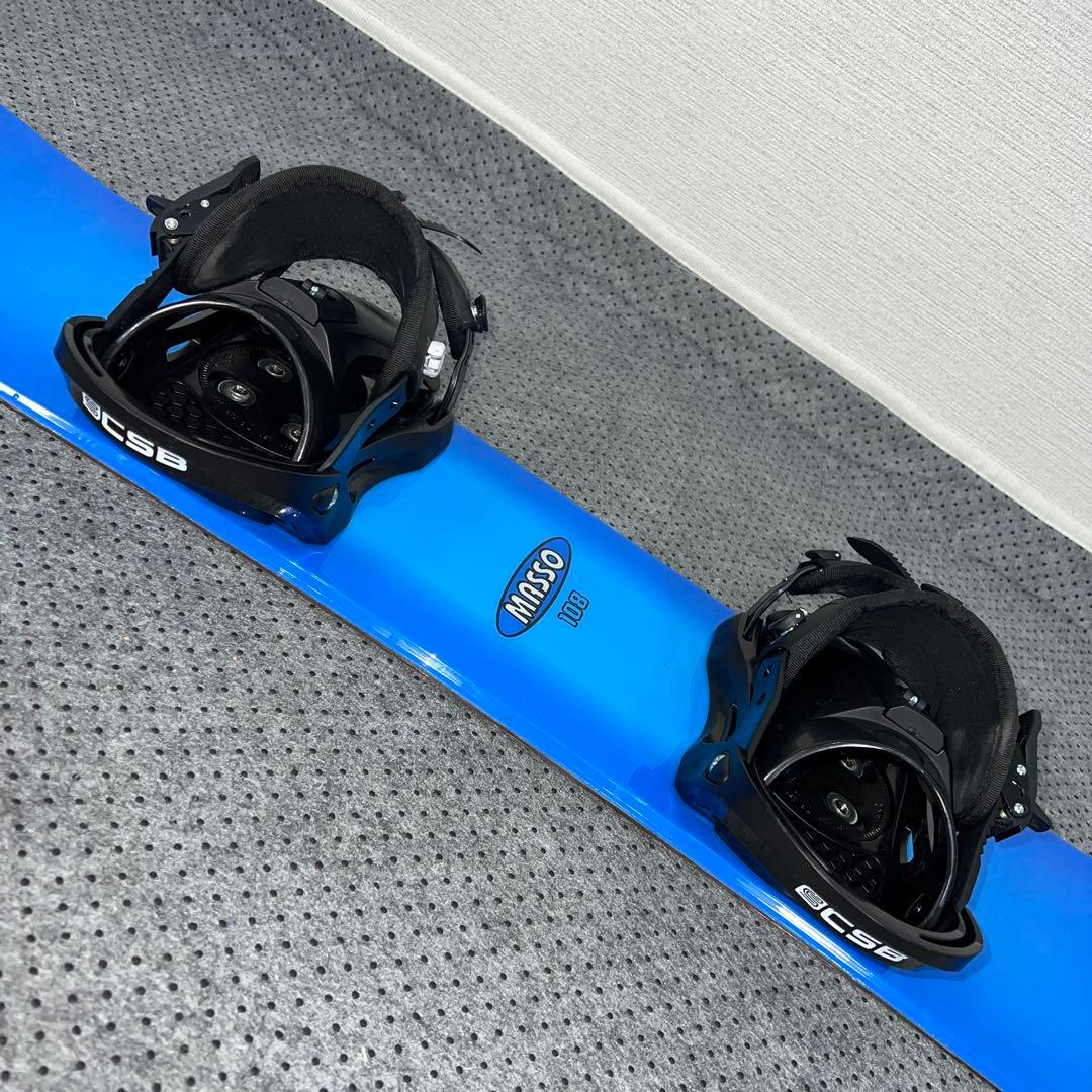 数回使用 108cm キッズスノーボード MASSO×バイン×ダイヤルブーツ