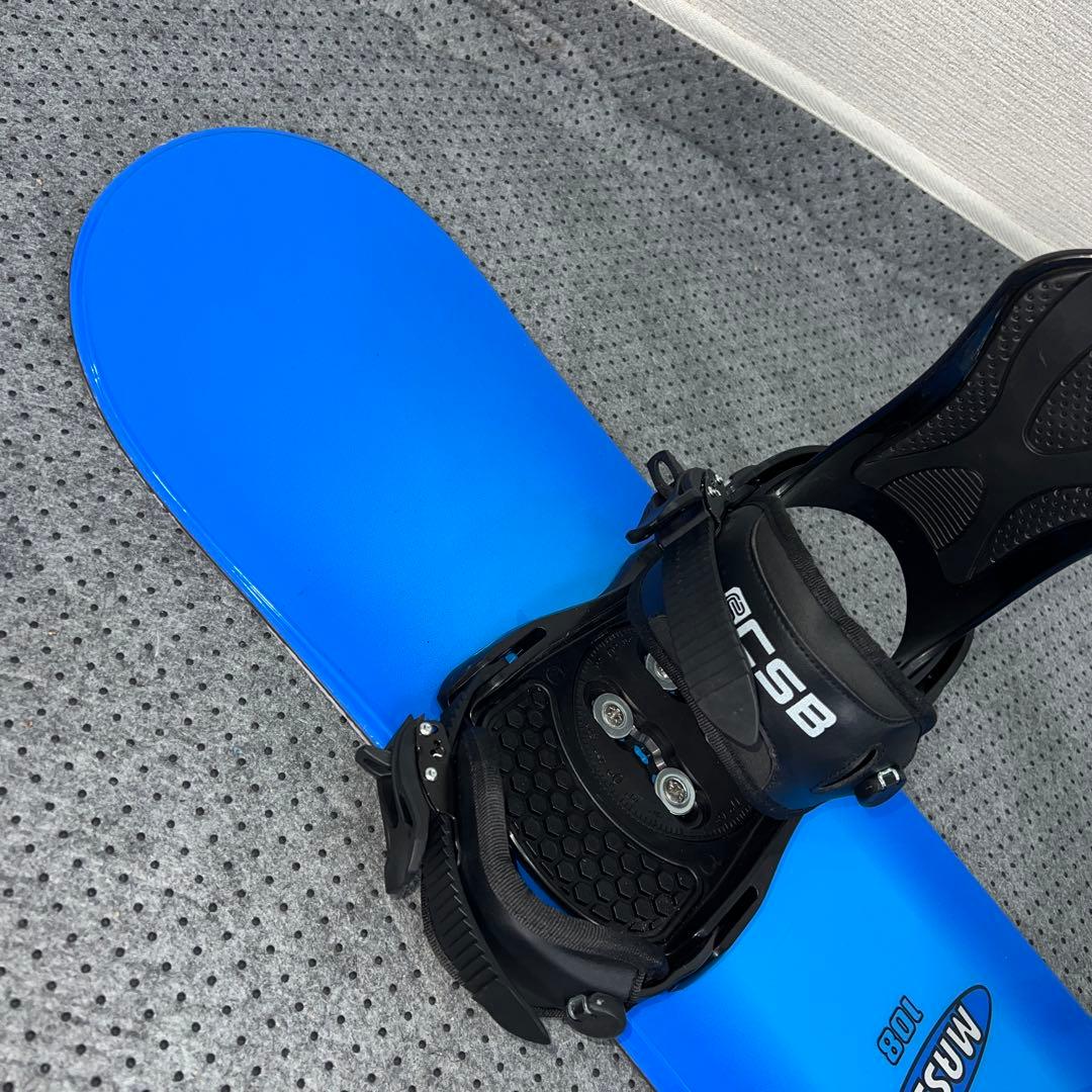 数回使用 108cm キッズスノーボード MASSO×バイン×ダイヤルブーツ