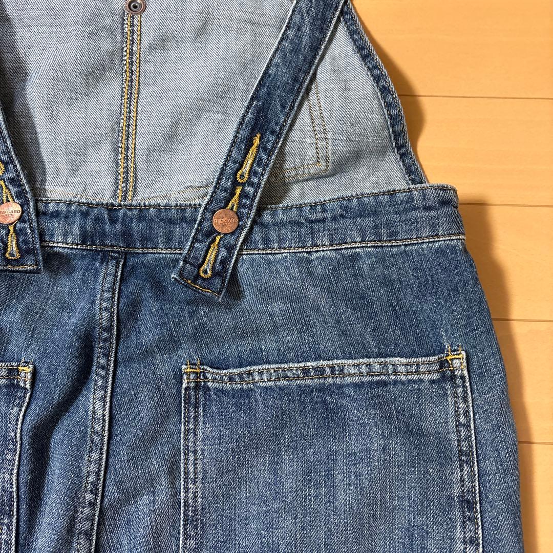 【新品】RED CARD ❤️ デニム オーバーオール サイズMです。