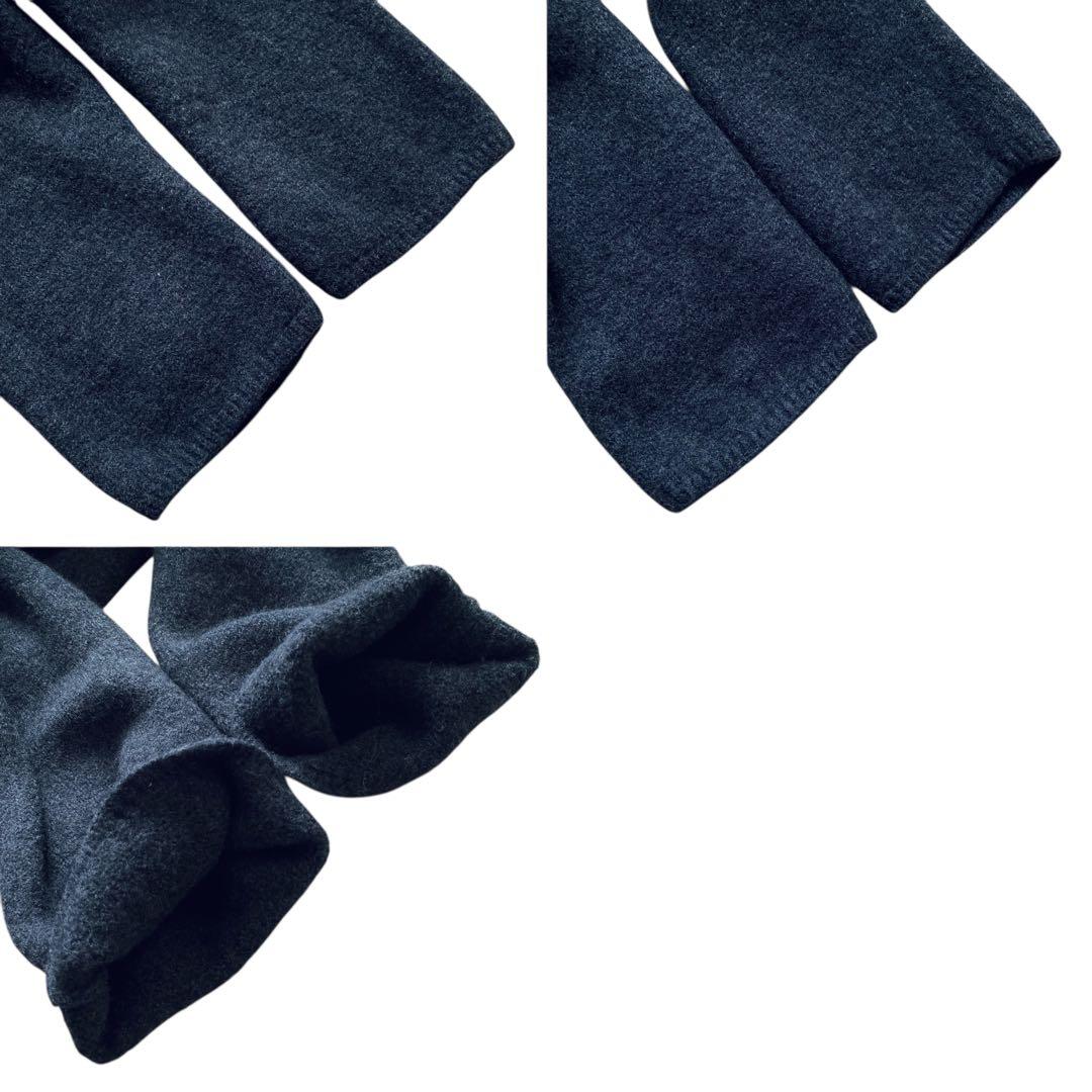 45rpm【美品】アルパカ混 ウール ステンカラーコート チャコールグレー L