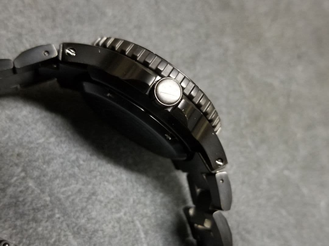 希少 ミリタリーウォッチ nite alpha PVD 旧ロゴ