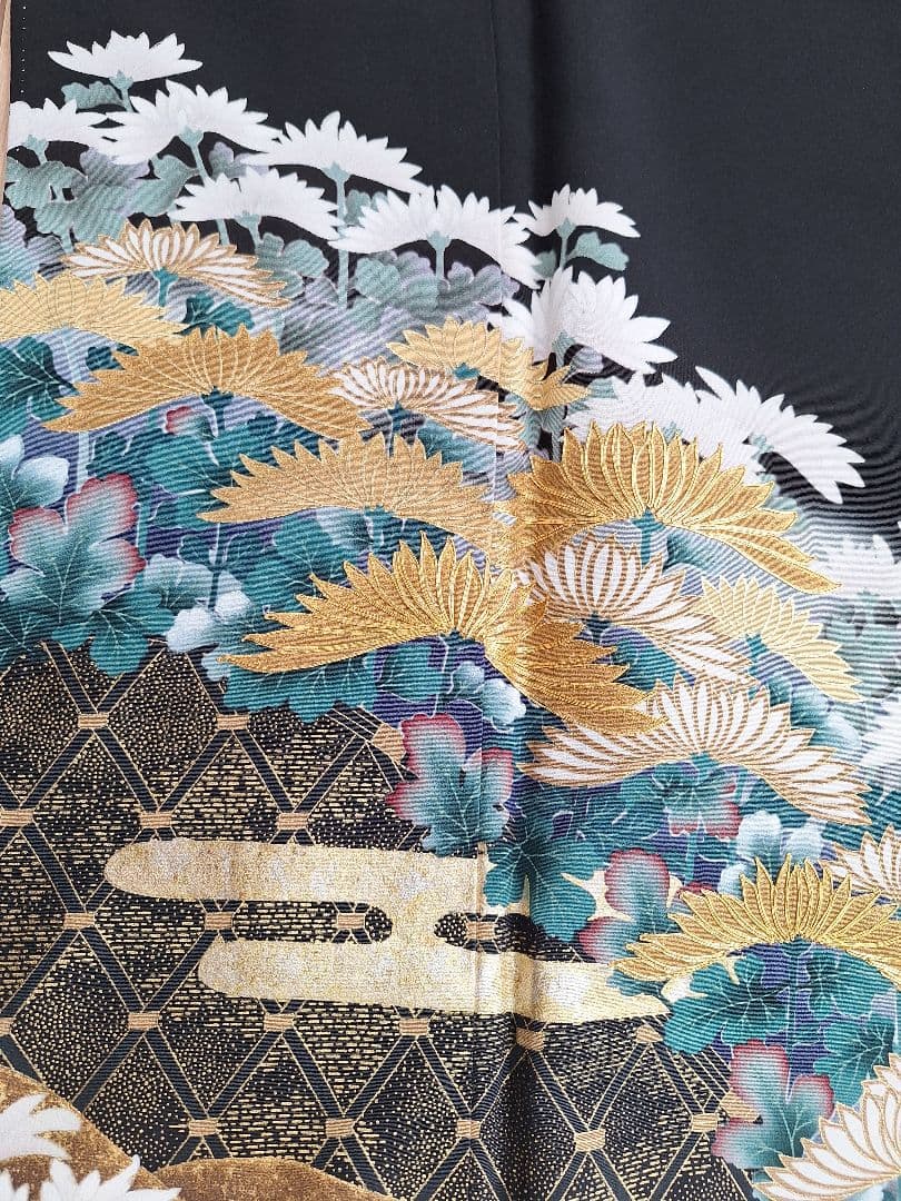 着物リメイクワンピース3698