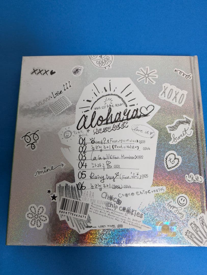 KARA ハラ　1st ミニアルバム　alohara 韓国盤 直筆サイン入り