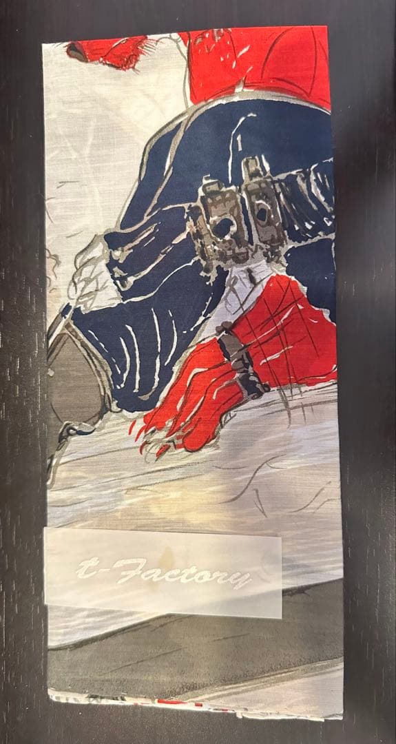 天野喜孝　FFⅦ クラウド&レッドXⅢ スカーフ