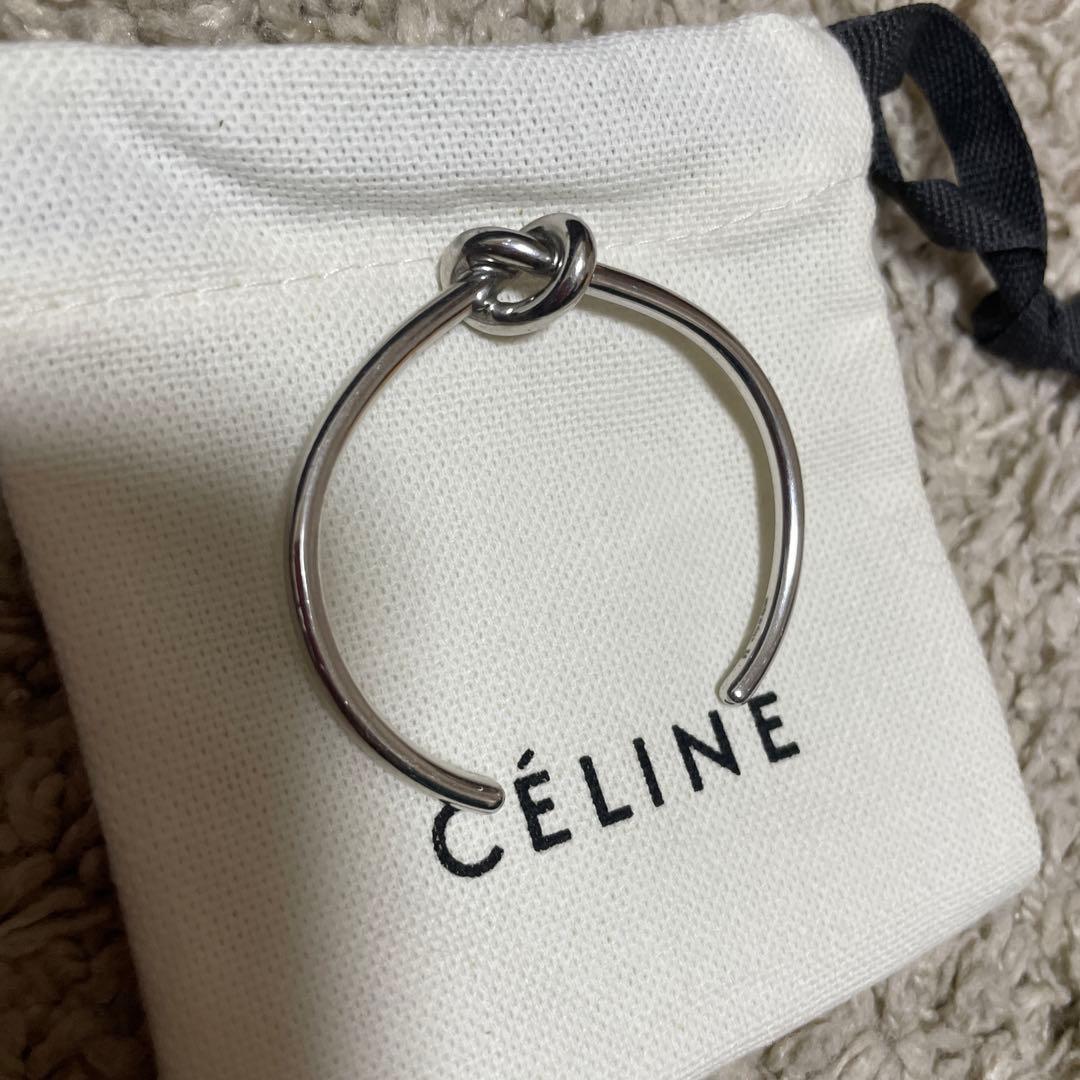 CÉLINE ノットデザイン バングル