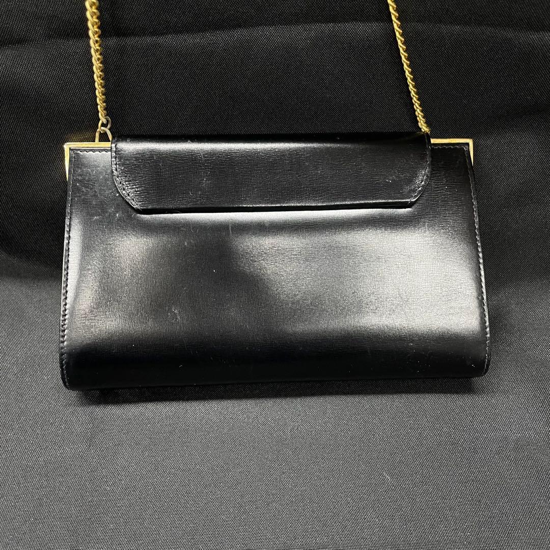 オールドグッチ　GUCCI ショルダーバッグ　サークルロゴ　ゴールド