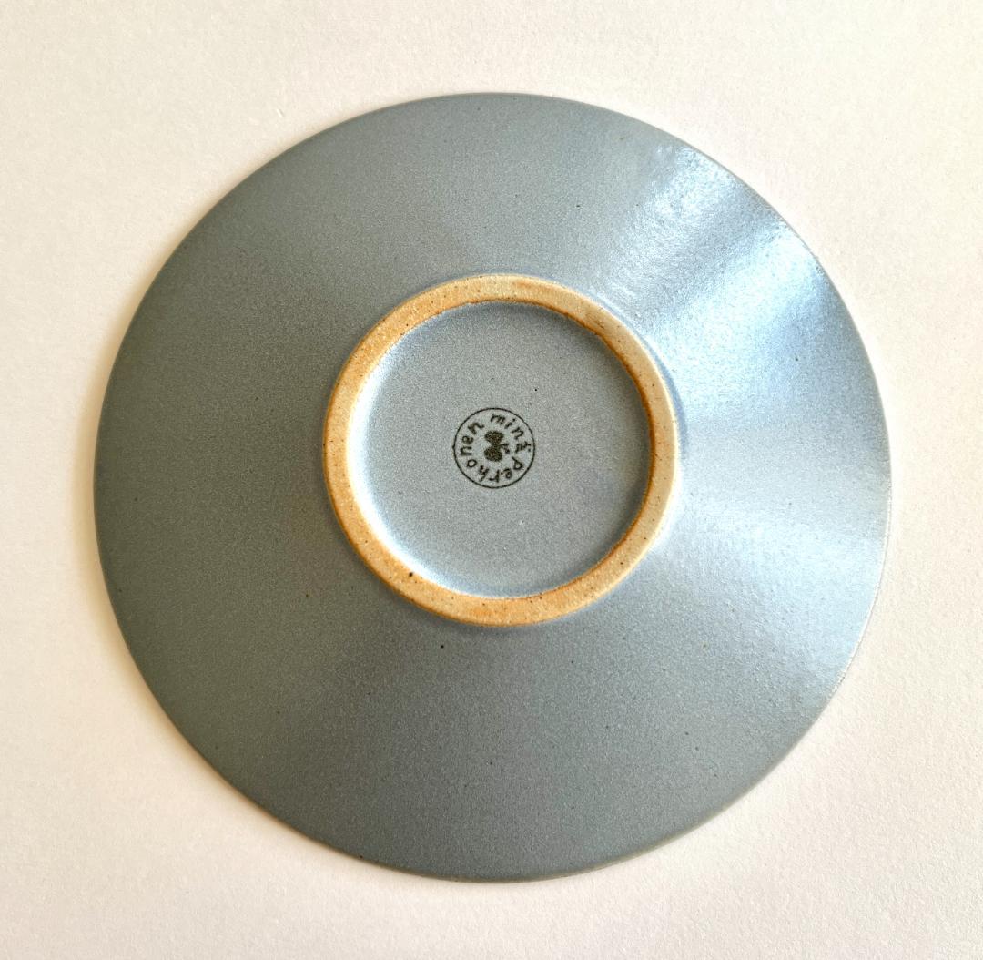 【大・小セット】ミナペルホネン 皿 タンバリン ライトブルー プレート