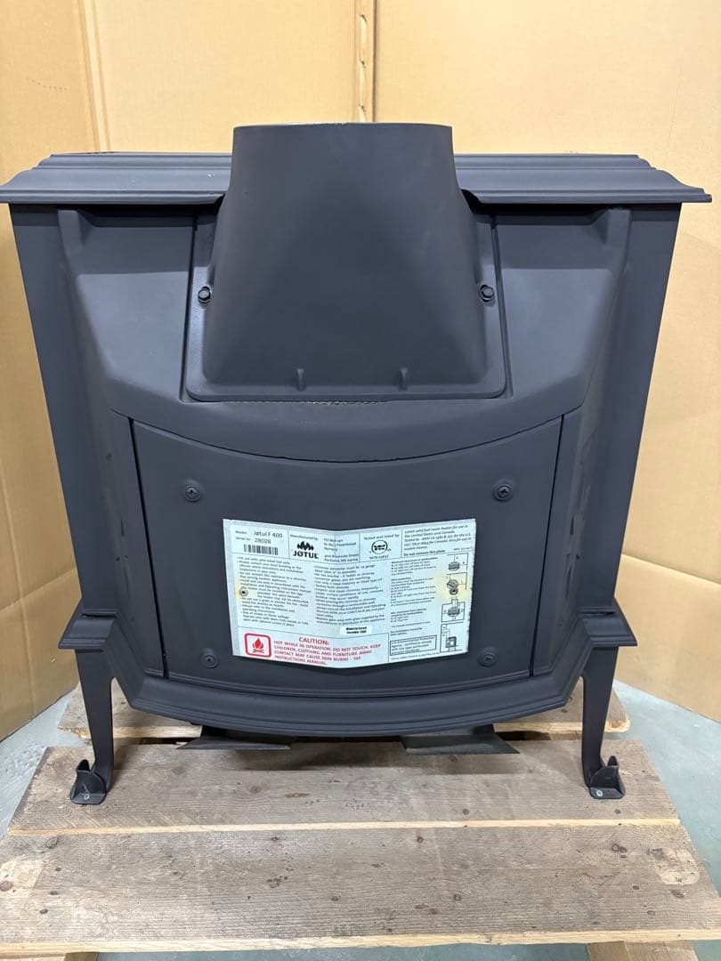 薪ストーブ ヨツール F400 黒 中古品 メンテナンス品