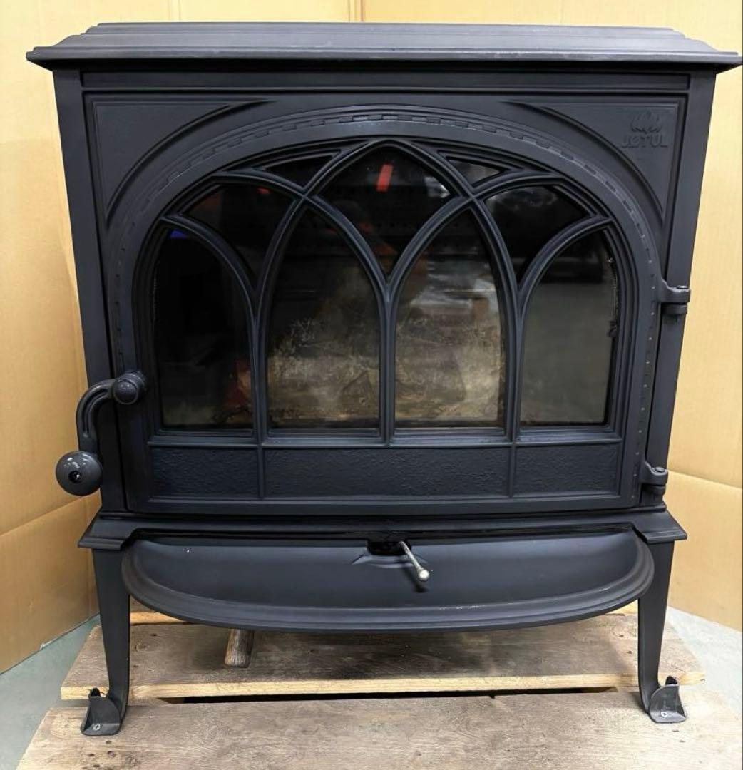 薪ストーブ ヨツール F400 黒 中古品 メンテナンス品