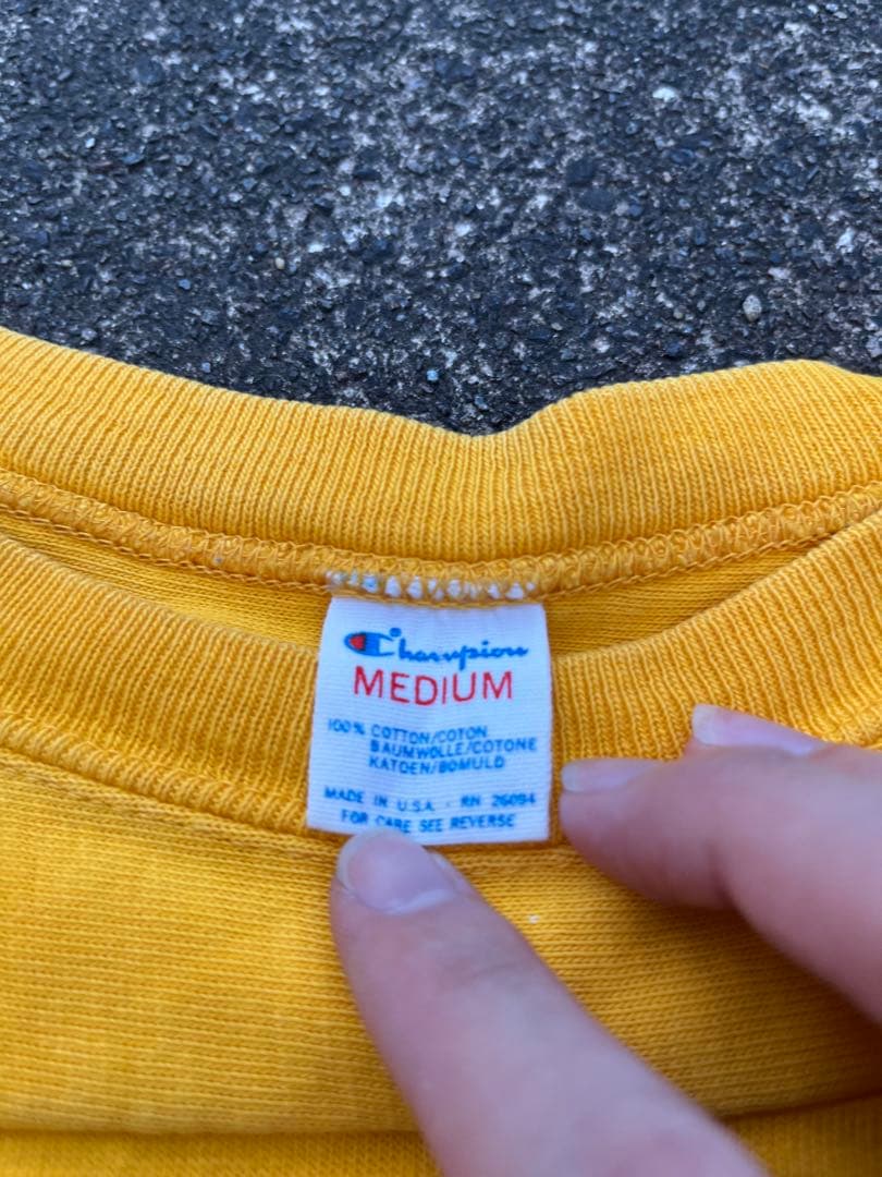 80s Champion チャンピオン フットボールtシャツ アメリカ製