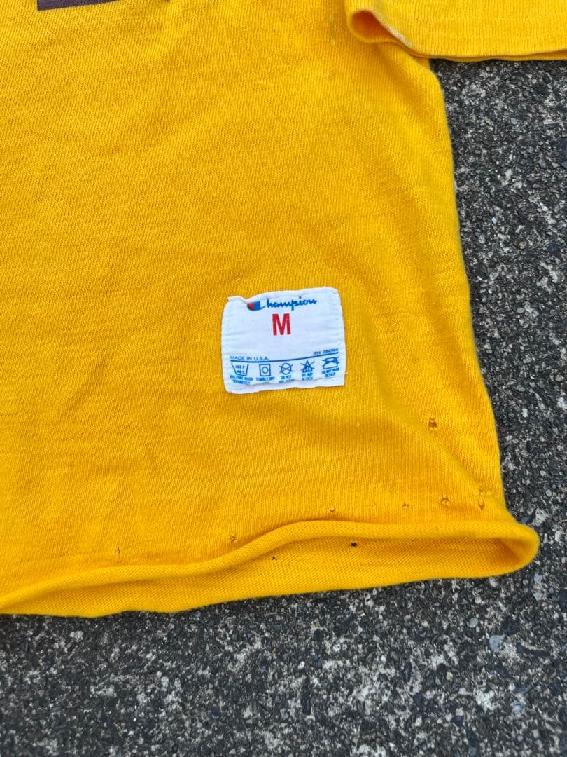 80s Champion チャンピオン フットボールtシャツ アメリカ製
