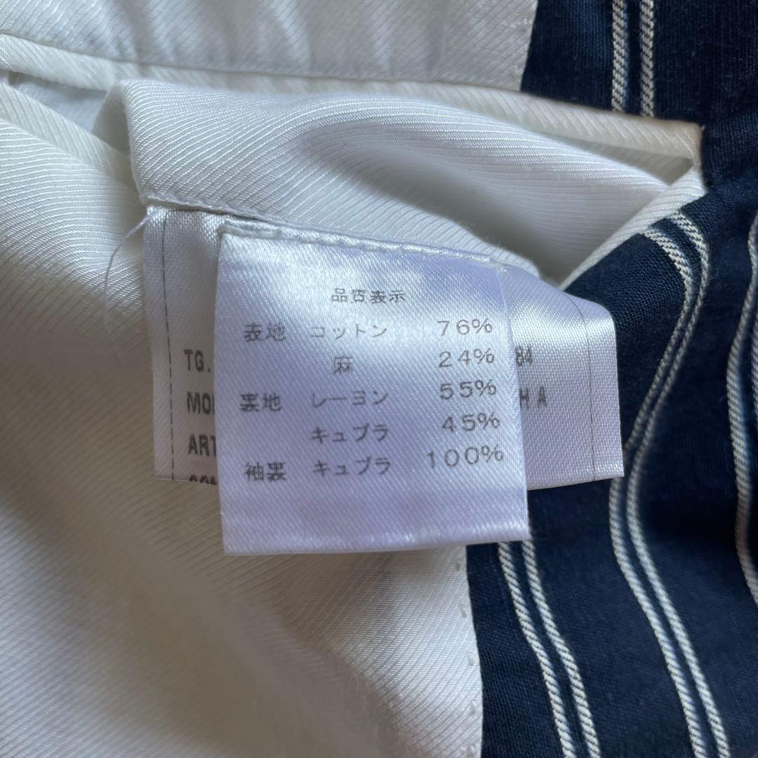 STILE LATINO コットンリネン ダブルジャケット LEO サイズ42