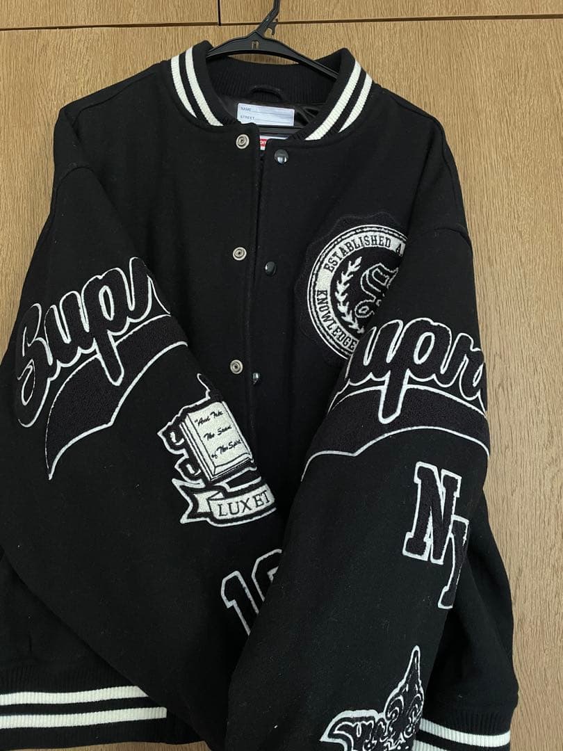 O*G様 supreme_スタジャン_24FW_黒_ブラック