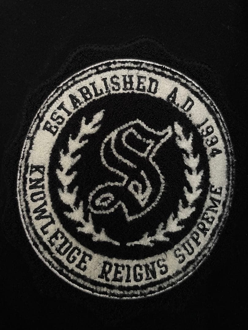 O*G様 supreme_スタジャン_24FW_黒_ブラック