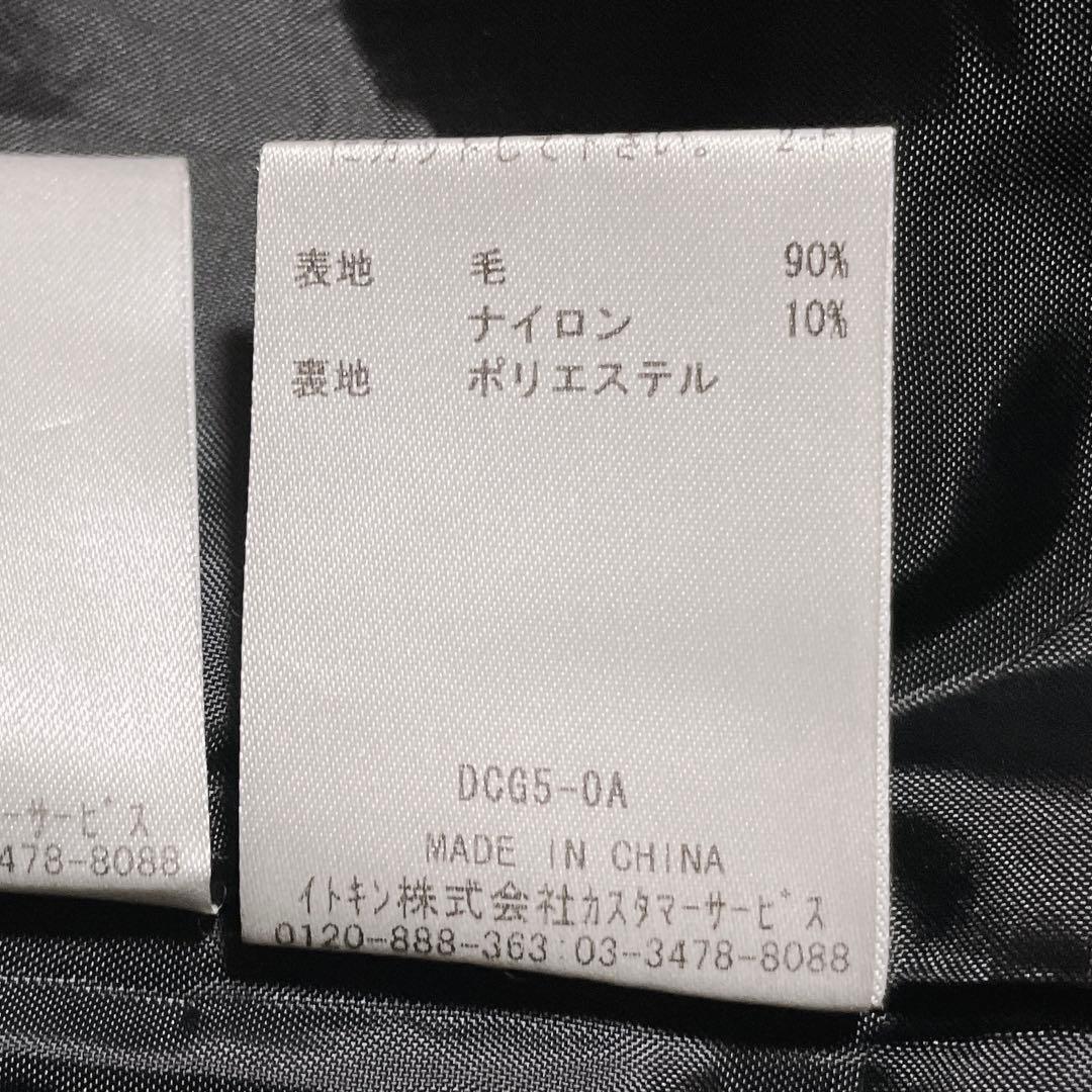 ピーコート ウール ジャケット 黒 平成ギャル y2k ダーク パンク nana