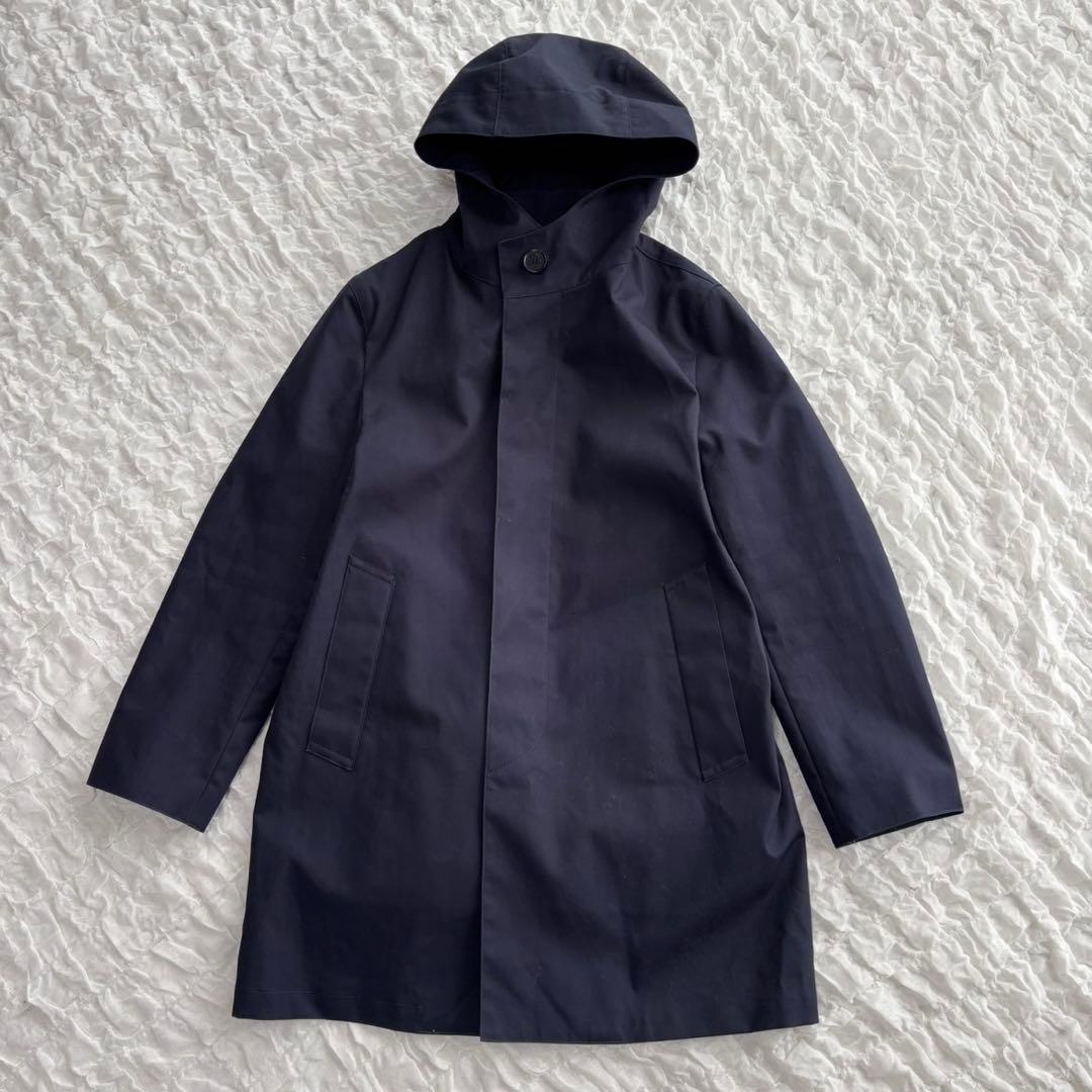 【1度着用のみ美品】 マッキントッシュフィロソフィー フード付トレンチコート