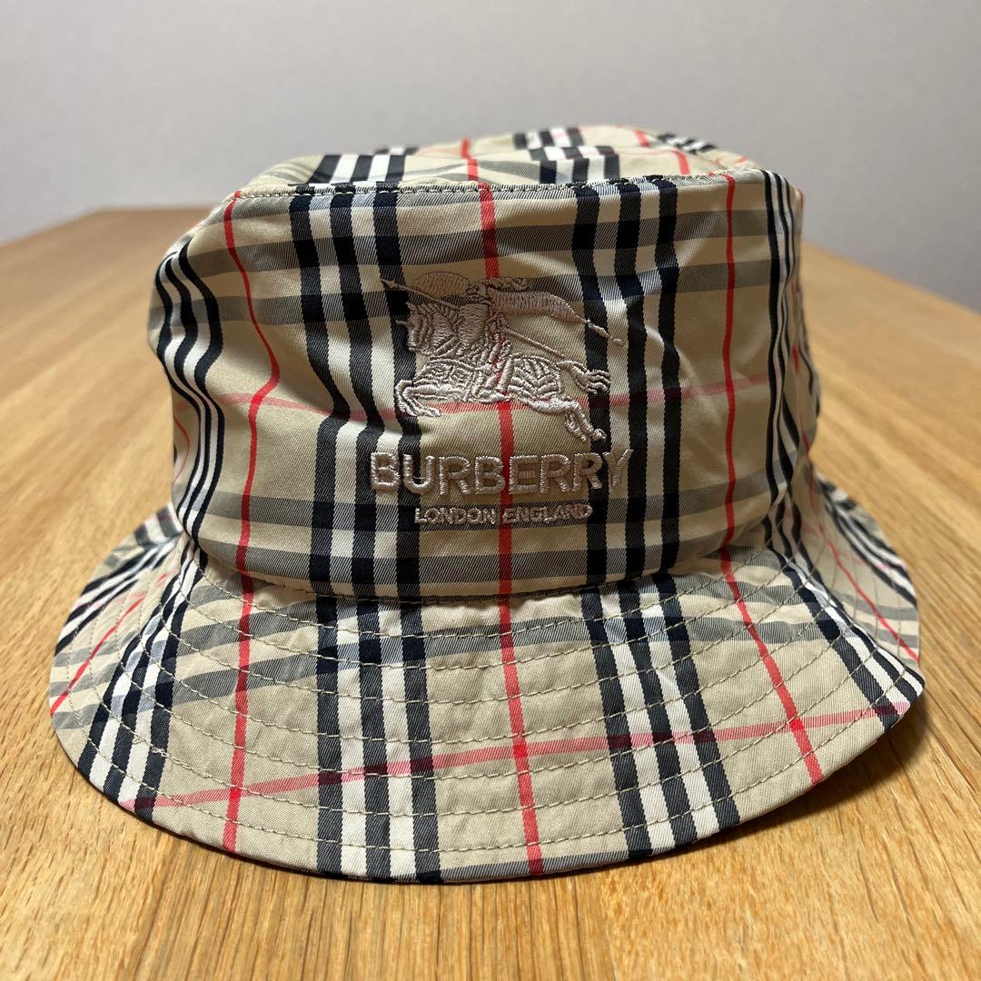【*K様 SUPREME BURBERRY バケットハット M/L