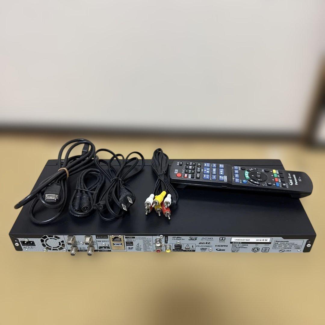 2TB 6番組同時録画DIGA DMR-BRG2020パナソニック