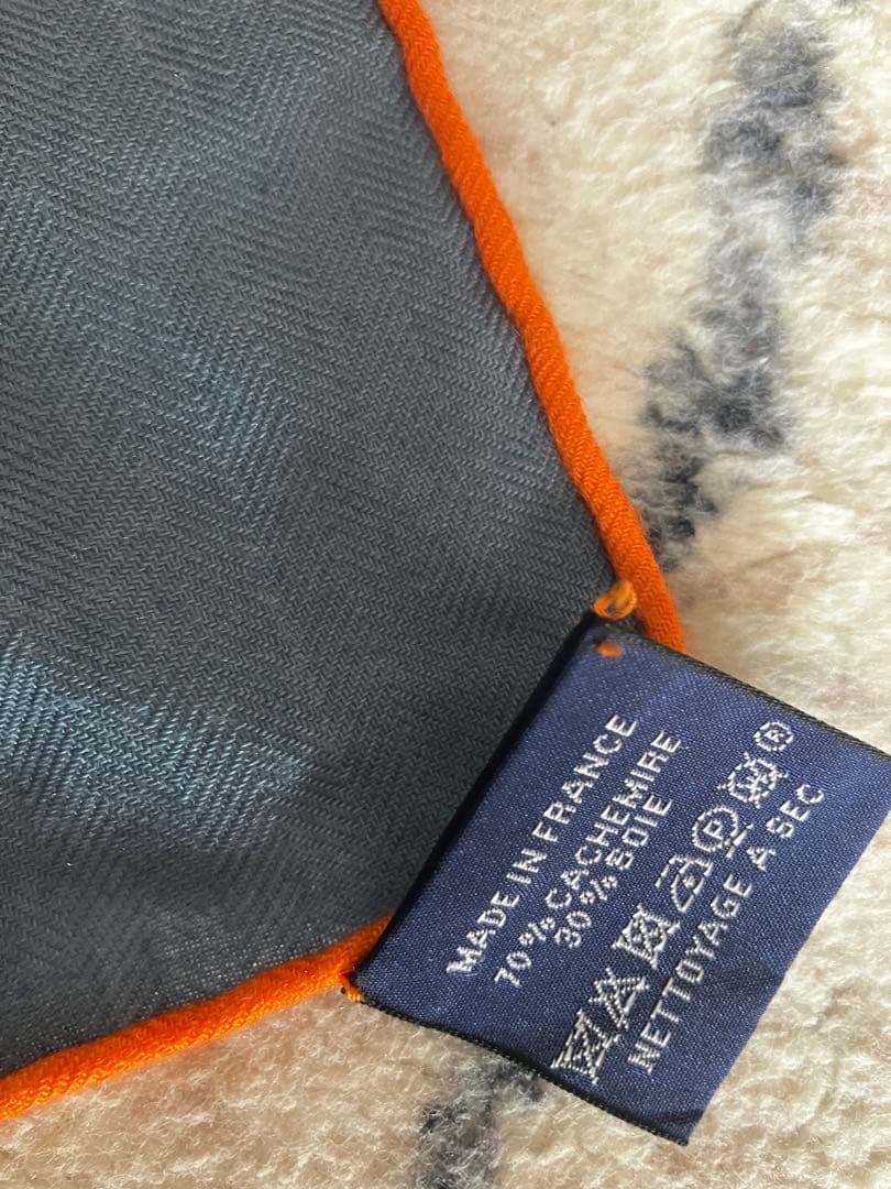 pikari　SALEセールHERMESメンズカシシル100ブルーカレH