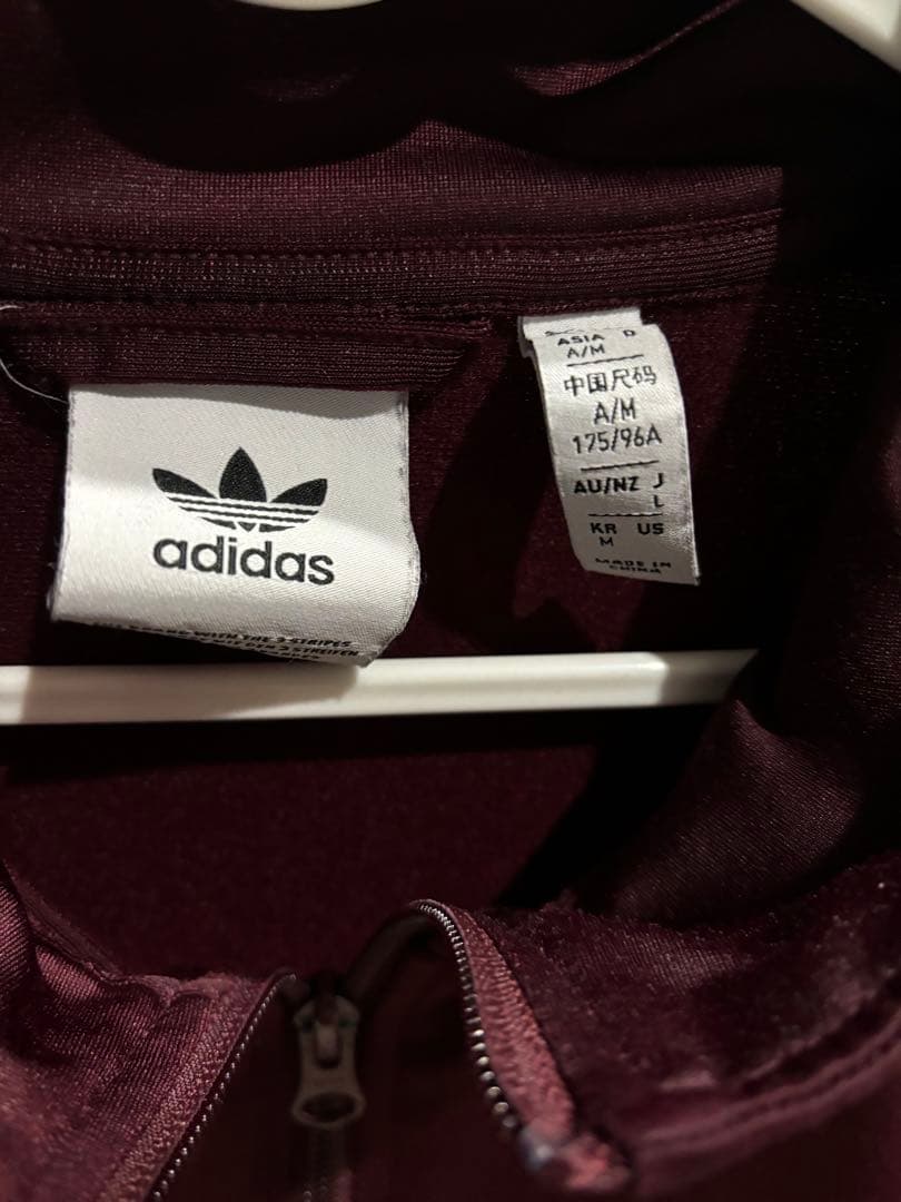 adidas アディダス ベッケンバウアー トラックジャケット マルーン