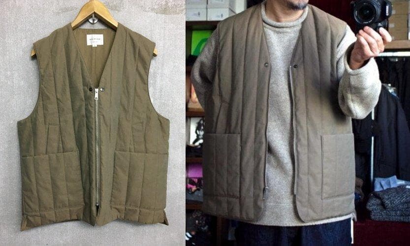 スティルバイハンド 22aw 美品 シンサレート 中綿 ジップ ベスト